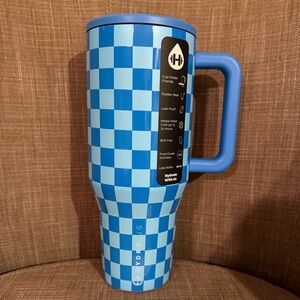 HydroJug 40oz Cobalt Checkers Traveler